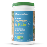 Amazing Grass Organic Plant Protein & Kale 495g 15serv - Simply Vanilla